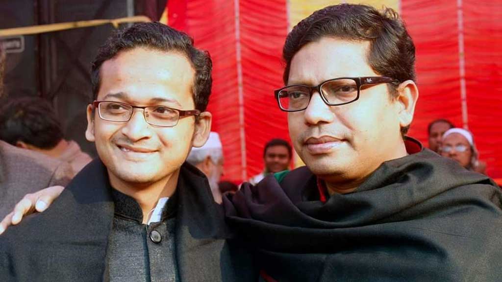 বিএনপির মঞ্চ ‘দখল’ করে গান গাইলেন পলকের ভগ্নিপতি