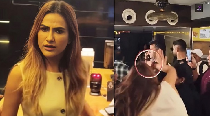 প্রযোজককে প্রকাশ্যে জুতাপেটা অভিনেত্রীর