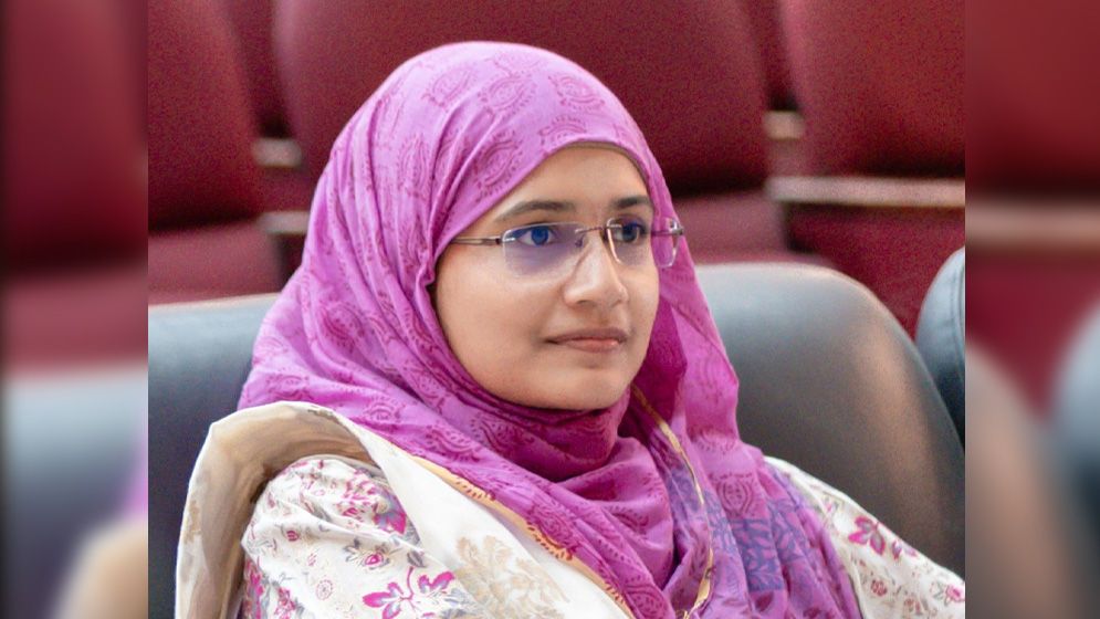 নির্বাচন না করার ঘোষণা সামান্তা শারমিনের