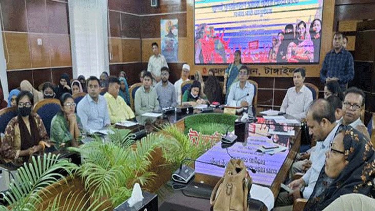 টাঙ্গাইলে জুলাই পুনর্জাগরণে সমাজ গঠনে শপথ টাঙ্গাইলে জুলাই পুনর্জাগরণে সমাজ গঠনে শপথ