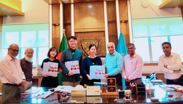 বাকৃবিতে কোরিয়ার প্রতিনিধিদল, হবে যৌথ গবেষণা