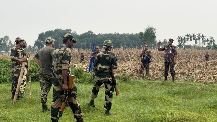 বিএসএফকে পিছু হটতে বাধ্য করল বিজিবি