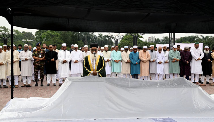 সংসদের দক্ষিণ প্লাজায় হয়েছে সাবেক প্রতিমন্ত্রী হারুন-আল-রশিদের জানাজা
