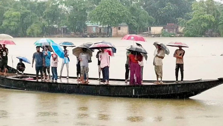দেশের ৪ নদীর পানি বিপৎসীমার ওপরে