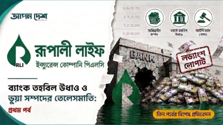রূপালী লাইফের দুর্নীতি: ১২০ কোটির ভুয়া সম্পদ, ৪৪ কোটির ফান্ড উধাও