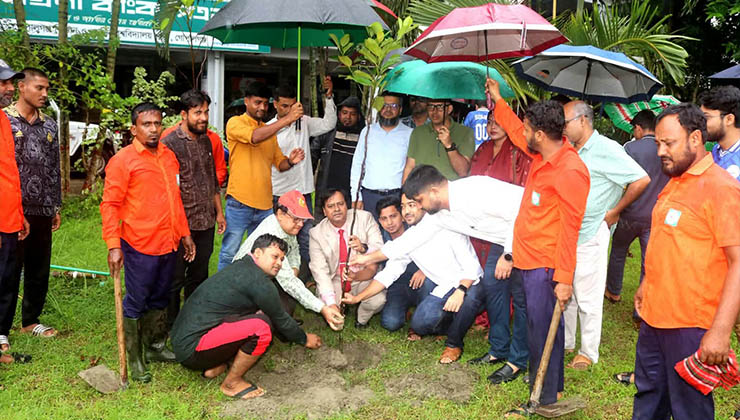 গোবিপ্রবিতে সপ্তাহব্যাপী বৃক্ষরোপণ কর্মসূচি শুরু