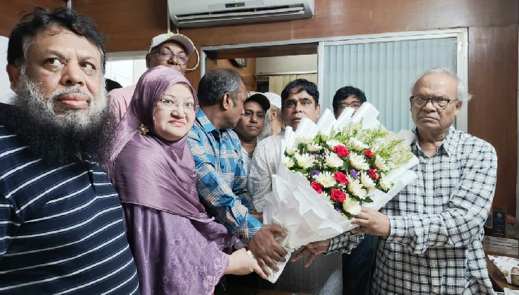 রিজভী আহমেদের সঙ্গে এ্যাব নেতৃবৃন্দের সৌজন্য সাক্ষাৎ