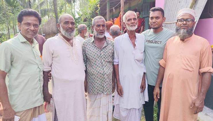 শেষ হলো জমি নিয়ে দুই ভাইয়ের ২০ বছরের বিরোধ
