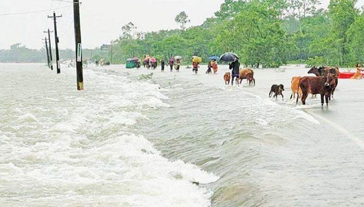 দ্রুত বাড়বে নদ-নদীর পানি, বন্যার শঙ্কা