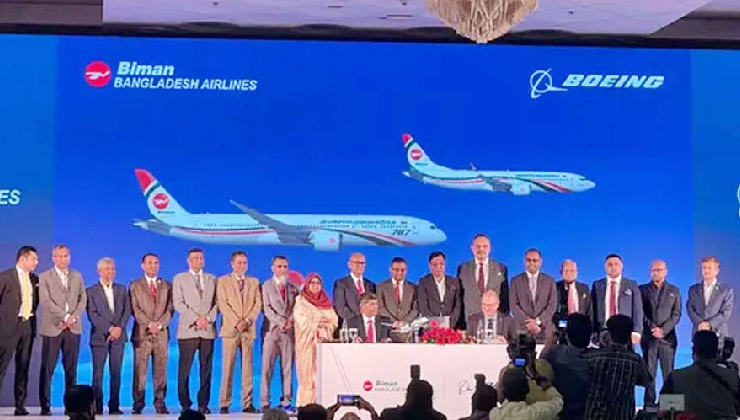 ১৪ উড়োজাহাজ ক্রয়ে চুক্তি সই করল বিমান বাংলাদেশ