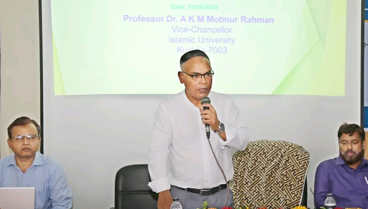 প্রতিটি অফিসের কাজ স্ব স্ব অফিসেই সম্পন্ন করতে হবে: ইবি উপাচার্য