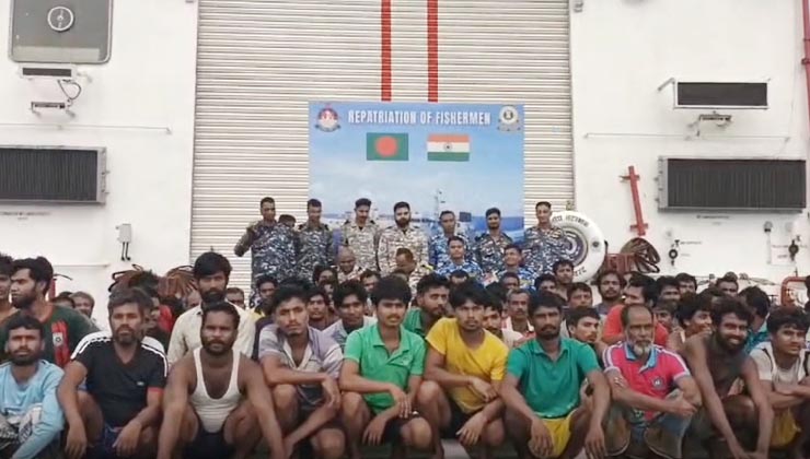 দেশে ফিরেছে ভারতে আটক থাকা ৯১ জেলে