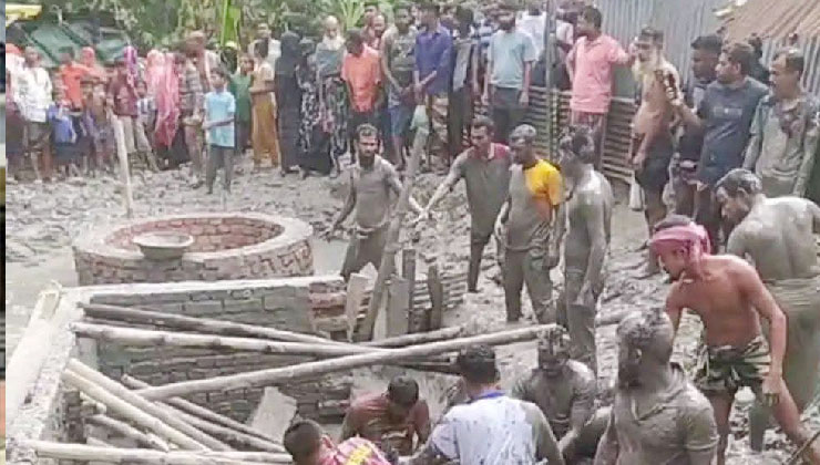 বাগেরহাটে নির্মাণাধীন সেফটিক ট্যাংক ধসে শ্রমিক নিহত