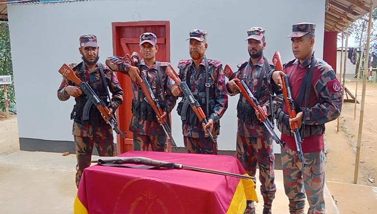 বিলাইছড়িতে পরিত্যক্ত অবস্থায় বন্দুক উদ্ধার