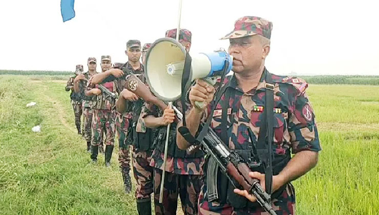 মেহেরপুর সীমান্তে ১০ জনকে পুশ-ইনের চেষ্টা