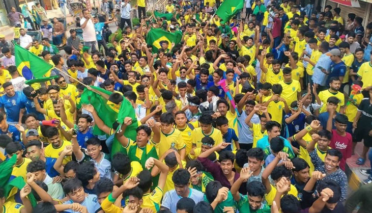 ভোরে মাঠে নামছে ব্রাজিল, সংবাদমাধ্যমের হেড লাইন বাংলাদেশ