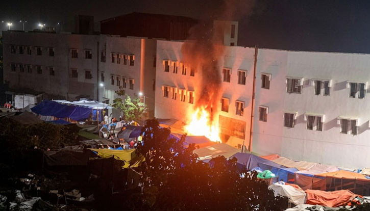 হযরত শাহজালাল বিমানবন্দরে আগুন