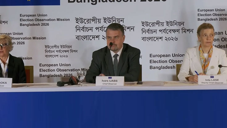 জাতীয় নির্বাচনে ইঞ্জিনিয়ারিংয়ের অভিযোগ পায়নি ইইউ পর্যবেক্ষণ মিশন