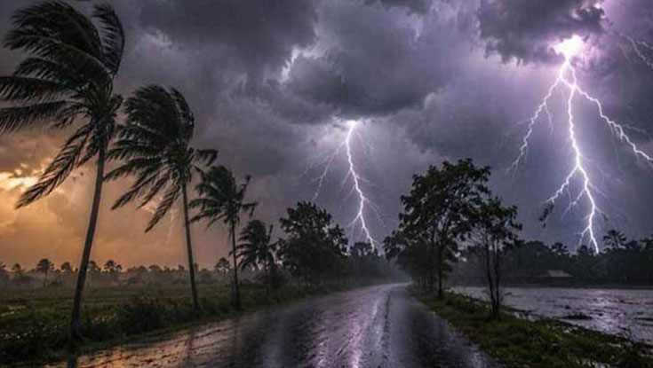 রাতের মধ্যে ৯ জেলায় ঝড় হতে পারে 
