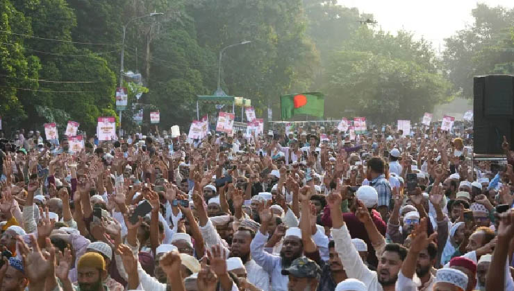 ১১ দলীয় ঐক্যের ঢাকা টু রংপুর লংমার্চ শুরু