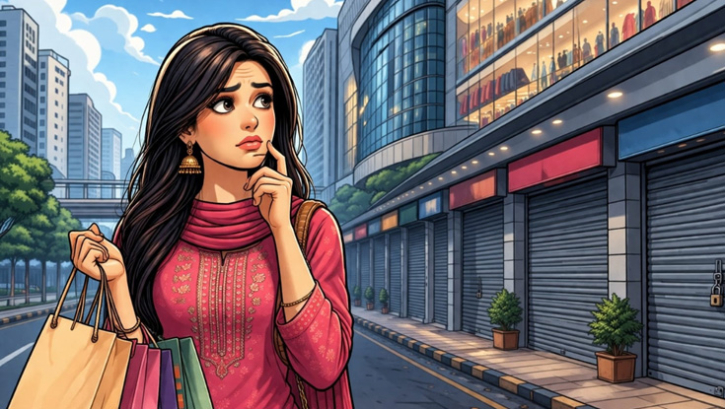 রাজধানীর যেসব দোকান-মার্কেট বন্ধ রোববার