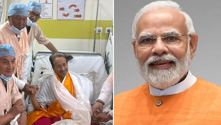 অনশন ভাঙার পর সোনাম ওয়াংচুকর প্রতি মোদির বার্তা