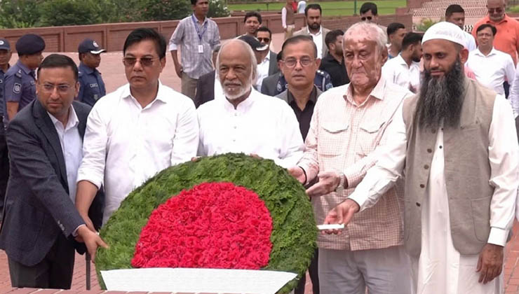 জাতীয় স্মৃতিসৌধে নয়া মন্ত্রী-প্রতিমন্ত্রীদের শ্রদ্ধা