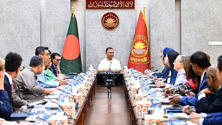 প্রধানমন্ত্রীর সঙ্গে ইউএস বাংলাদেশ বিজনেস কাউন্সিলের প্রতিনিধিদলের বৈঠক