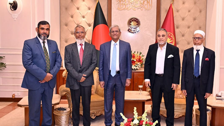 রাষ্ট্রপতির সঙ্গে ইসির প্রতিনিধিদলের সাক্ষাৎ