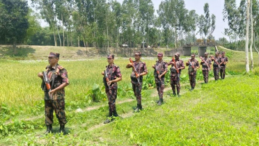 সীমান্তে নিরাপত্তা জোরদার, সতর্ক অবস্থানে বিজিবি