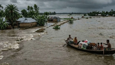 বাড়ছে নদীর পানি, বন্যার নিয়ে সতর্কবার্তা