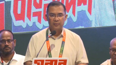 রক্তঝরা জুলাই জাগরণ সভায় প্রধানমন্ত্রী