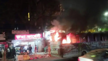 রাজধানীতে চলন্ত বাসে আগুন রাজধানীতে চলন্ত বাসে আগুন