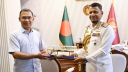 প্রধানমন্ত্রীর সঙ্গে বিদায়ী নৌবাহিনী প্রধানের সাক্ষাৎ প্রধানমন্ত্রীর সঙ্গে বিদায়ী নৌবাহিনী প্রধানের সাক্ষাৎ
