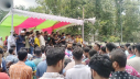 শ্রীপুরে গার্মেন্টস শ্রমিক-পুলিশ ধাওয়া-পাল্টা ধাওয়া