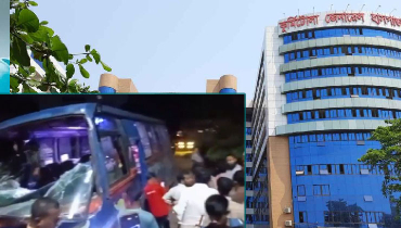 নিয়ন্ত্রণ হারিয়ে কুর্মিটোলা হাসপাতালে ঢুকলো বাস, নিহত ১