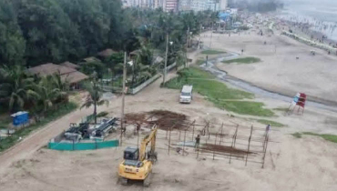 কক্সবাজার সৈকতে সড়ক নির্মাণ বন্ধের নির্দেশ 