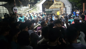 ঢাবির হল সংসদ-ছাত্রদলের মধ্যে উত্তেজনা
