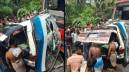বাস-অ্যাম্বুলেন্স সংঘর্ষে প্রাণ গেল ৫ জনের বাস-অ্যাম্বুলেন্স সংঘর্ষে প্রাণ গেল ৫ জনের