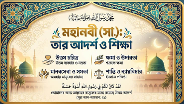 মহানবীর (সা.) আদর্শ, শিক্ষা