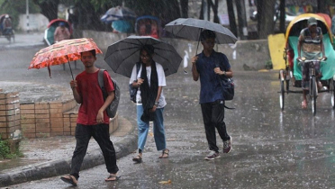 দুপুরের মধ্যে বজ্রসহ বৃষ্টির আভাস