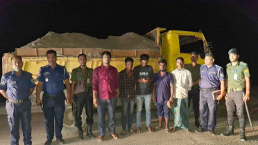 অবৈধভাবে বালু উত্তোলন করায় কারাদণ্ড 