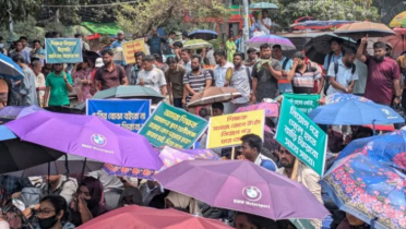 প্রাথমিক শিক্ষা অধিদফতরে সুপারিশপ্রাপ্তদের স্মারকলিপি