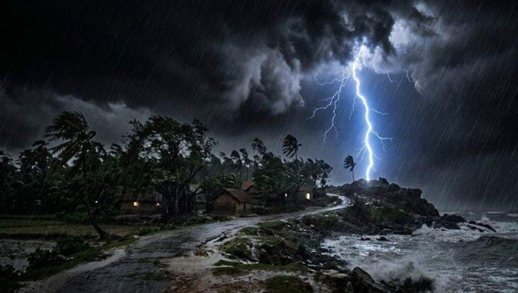 বজ্রসহ বৃষ্টি হতে পারে যেসব অঞ্চলে