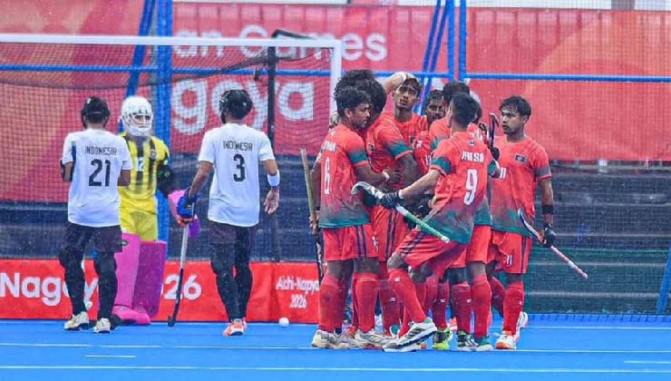 এশিয়ান গেমস হকিতে বাংলাদেশের টানা দ্বিতীয় জয় 