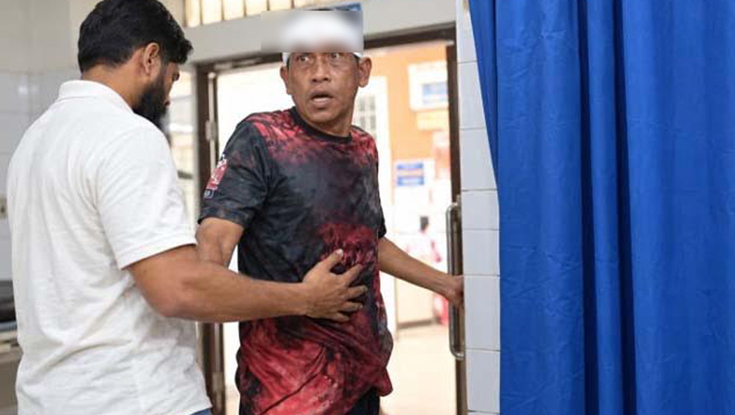 অভিনেতা সমু চৌধুরীর মাথায় ৪ সেলাই, হয়নি মামলা