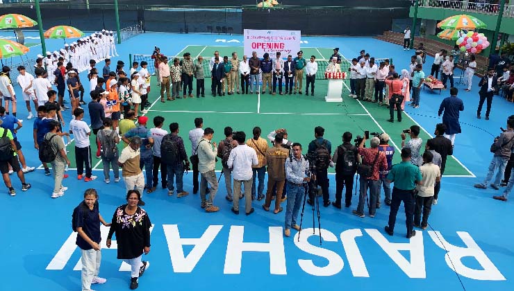 রাজশাহীতে শুরু হচ্ছে আন্তর্জাতিক জুনিয়র টেনিস আসর