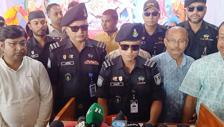 পঞ্চগড়ে দুর্গাপূজার নিরাপত্তা জোরদার
