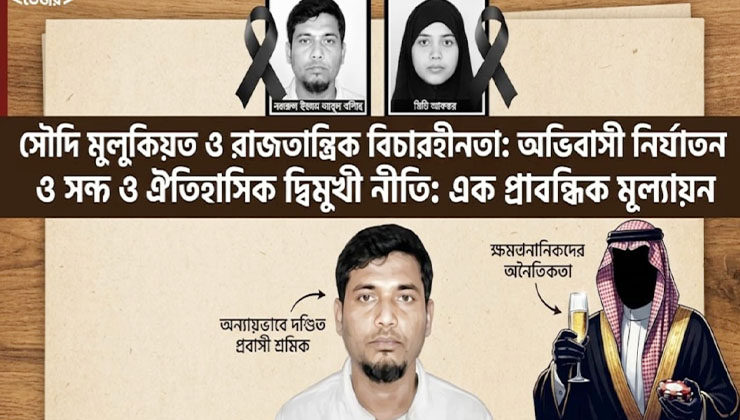সৌদি মুলুকিয়ত রাজতন্ত্রের বিচারহীনতা অভিবাসী নির্যাতন-ঐতিহাসিক দ্বিমুখী নীতি