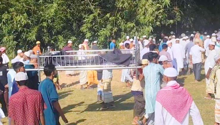 পাওনা টাকার দাবিতে মরদেহ দাফনে বাধা